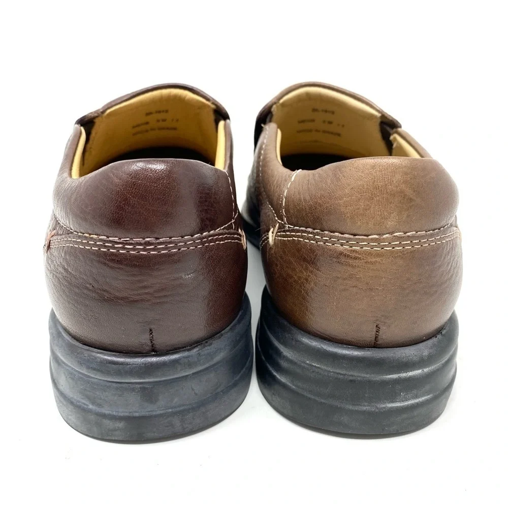 Johnston & Murphy Shuler SGore Dark Brown Leather Slip On